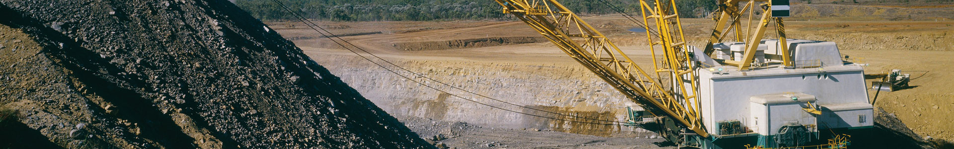 Shovels and Drag Lines construction equipment site